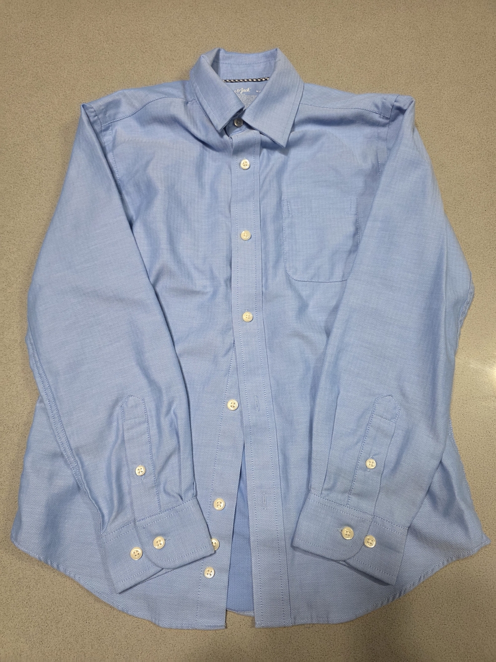 Cat & Jack Light Blue Men's Dress Shirt